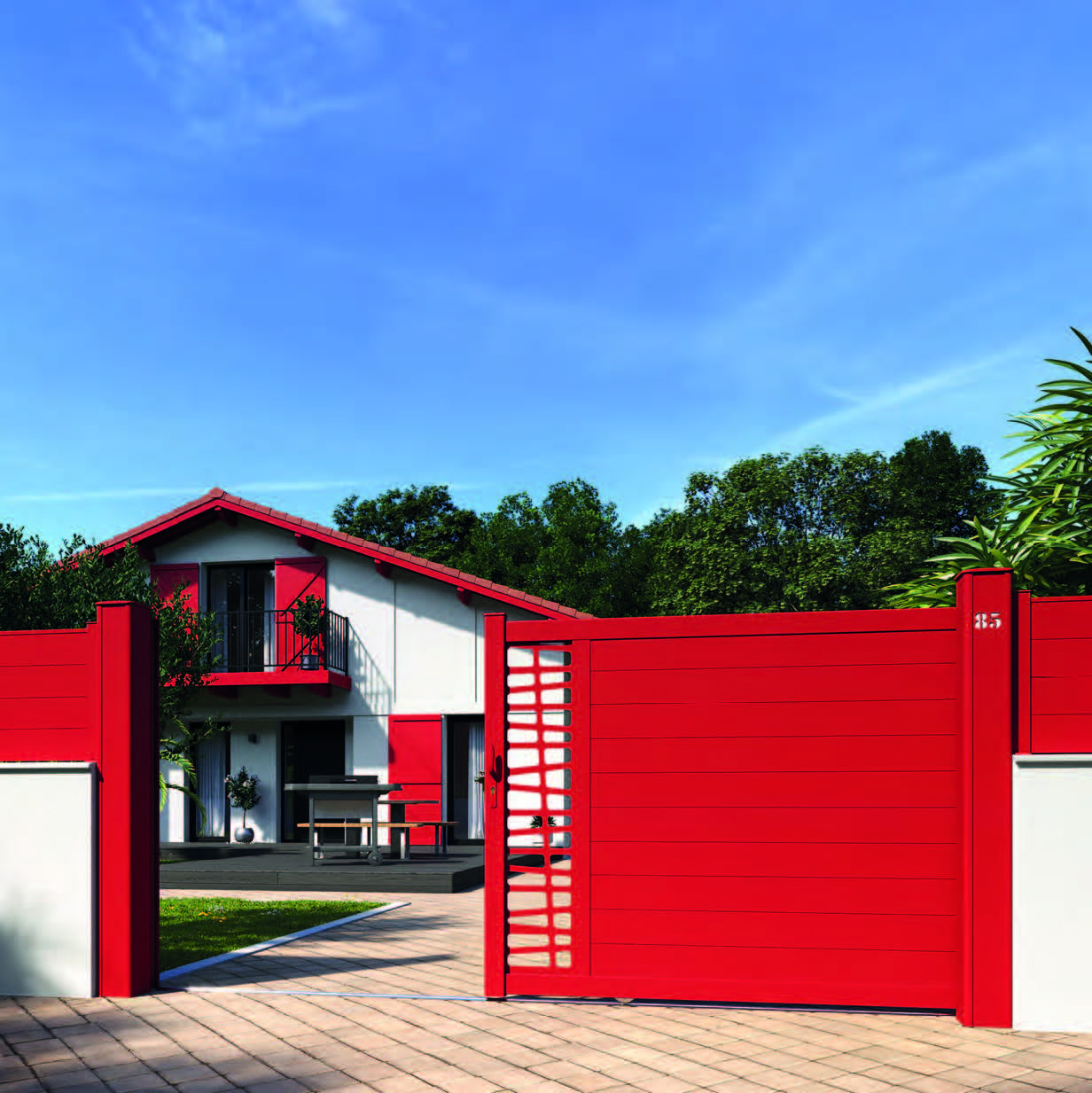 Fenêtre aluminium 2 vantaux